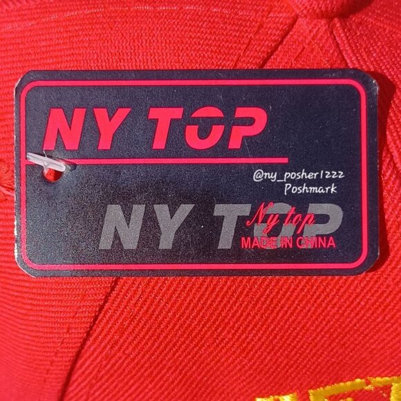 𝙉𝙔 𝙏𝙊𝙋 𝗩𝗜𝗘𝗧𝗡𝗔𝗠 𝗩𝗘𝗧𝗘𝗥𝗔𝗡 Baseball Cap Red - Picture 5 of 5